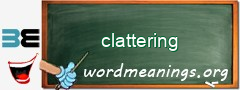WordMeaning blackboard for clattering